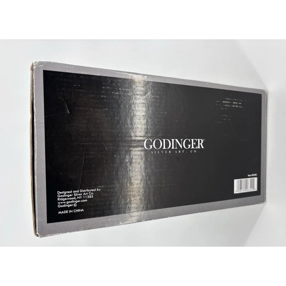 New In Box Siena By Godinger Single Covered Ceramic Baker Buffet Server 1 Quart
